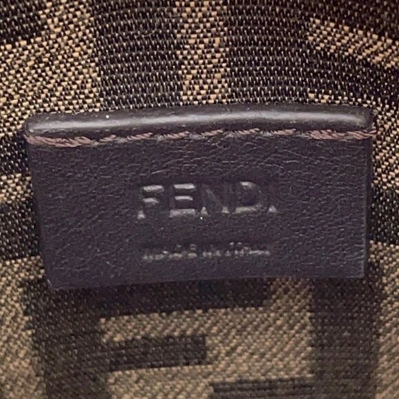 FENDI Sunshine shopper Mouton/Leather Pink 8BS051 - Picture 11 of 12